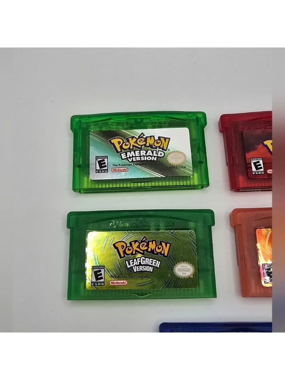 Gameboy Advance Game Lot 5 Games Pokemon Collection Copy Imitation Reproduction